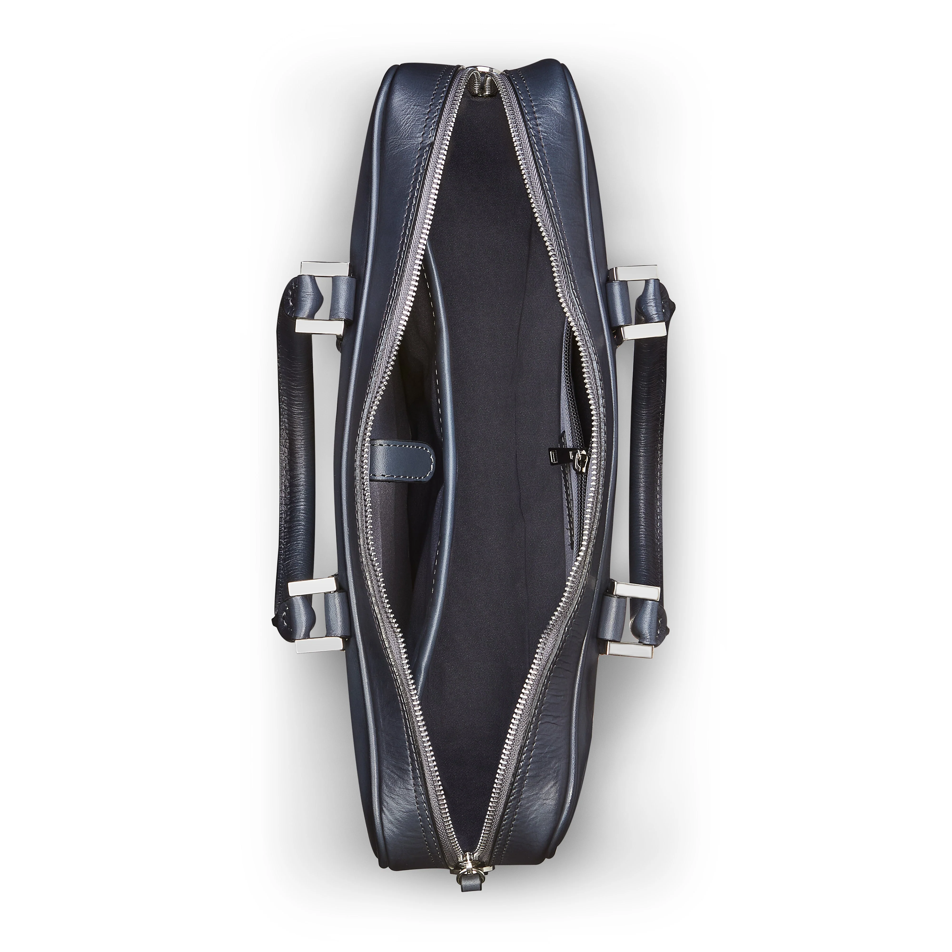 Porte-document en cuir marine