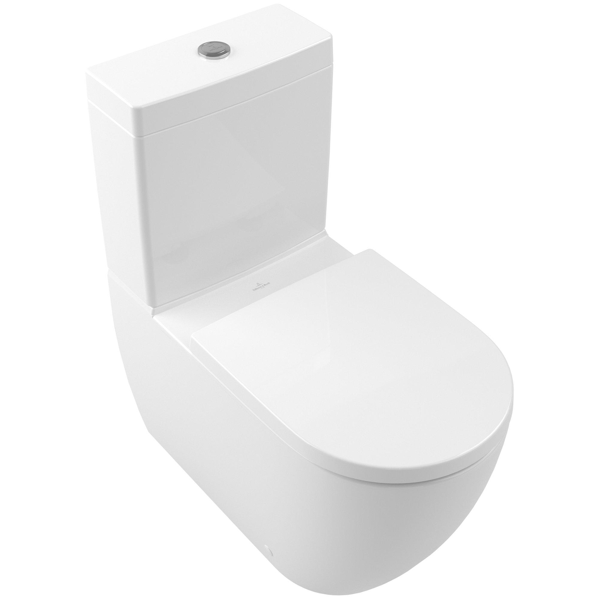 Villeroy & Boch Subway 3.0 randloos duoblok toilet CeramicPlus met TwistFlush wit glans
