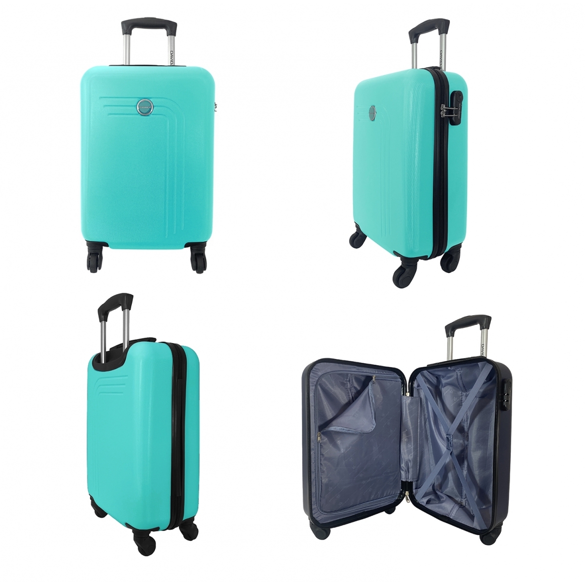 David Jones Lot 3 valises rigides dont 1 valise cabine David Jones ABS
