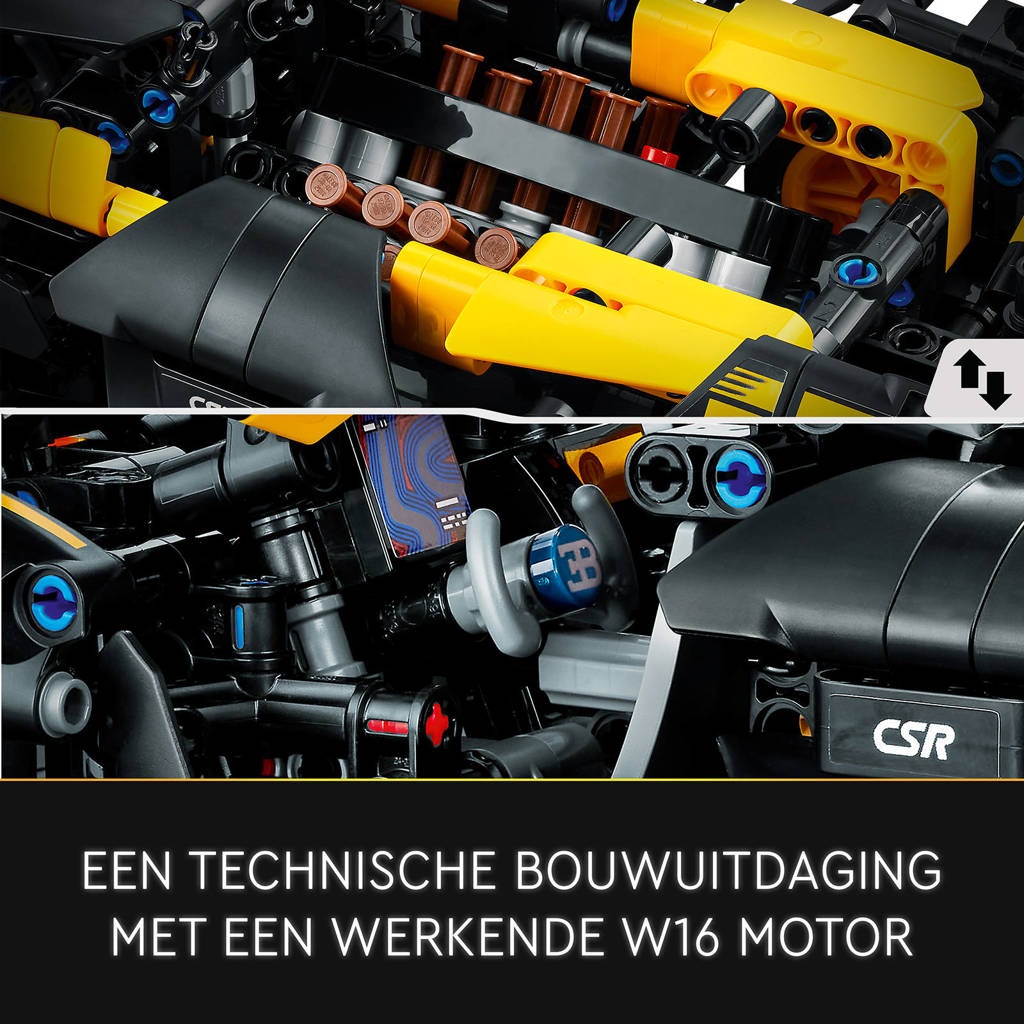 Bugatti bolideBugatti Bolide Sportwagen Model Auto Bouwpakket voor Kinderen 42151