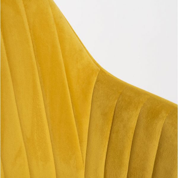 Conjunto 6 Cadeiras Chic Golden Amarelo