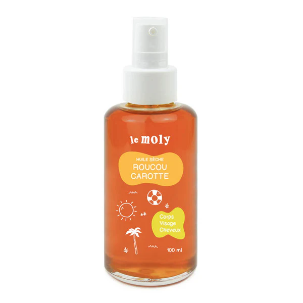 Le Moly Huile Sèche Bio Roucou Carotte 100 mL