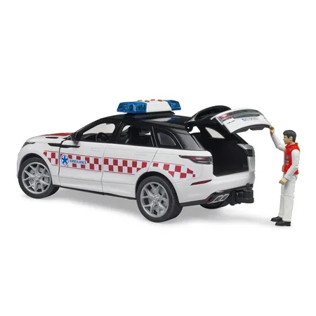 BRUDER® Range Rover Velar Notarztfahrzeug mit Fahrer