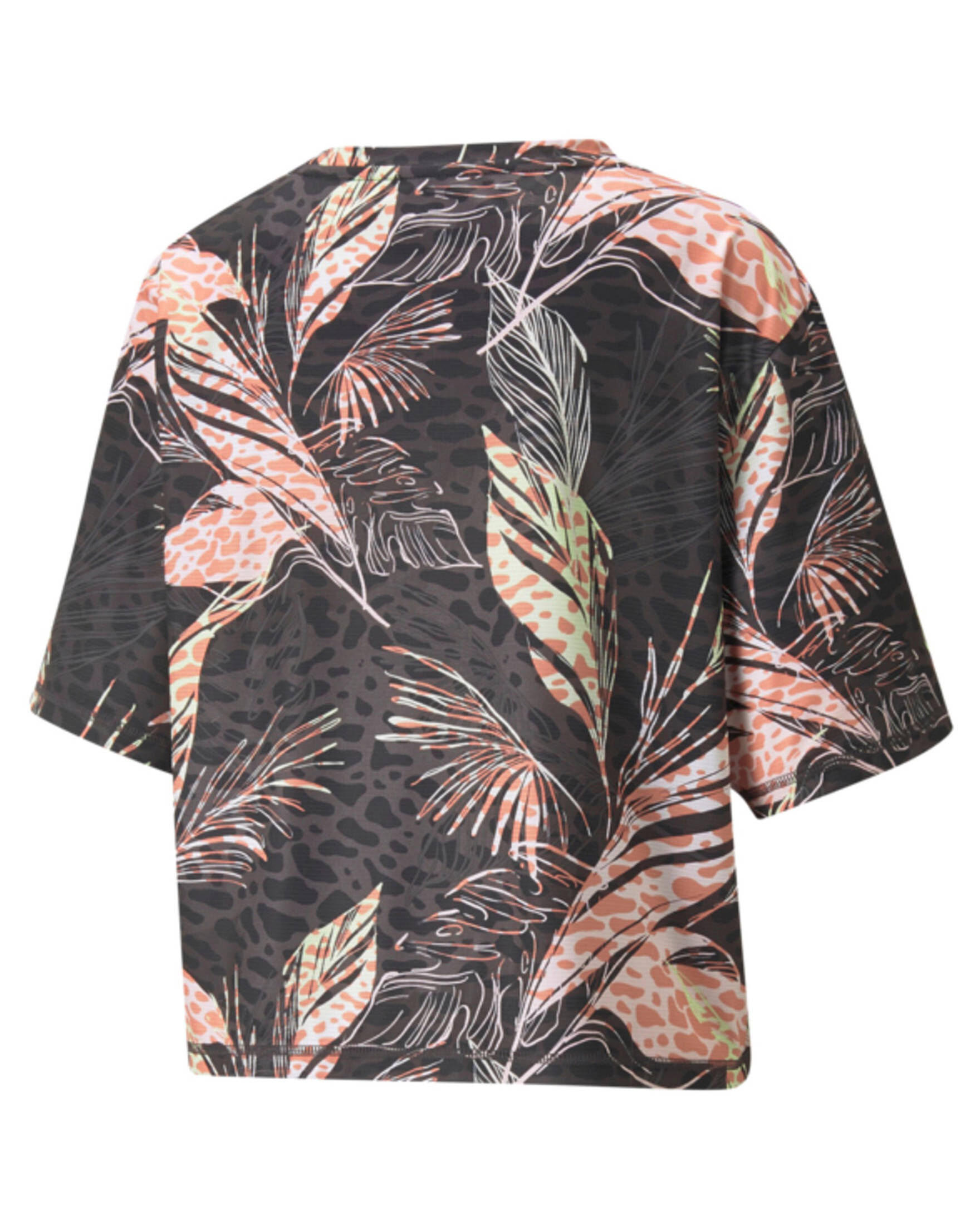 Puma| Damen Trainingsshirt TRAIN FAVORITE AOP CROP verkürzt