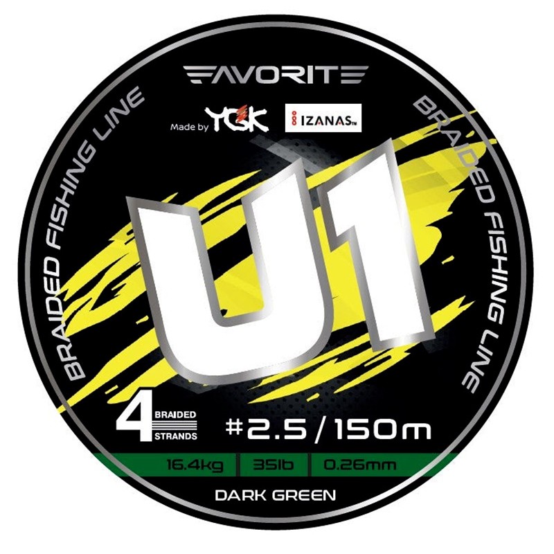 Tresse Favorite U1 - Vert Foncé - 150M