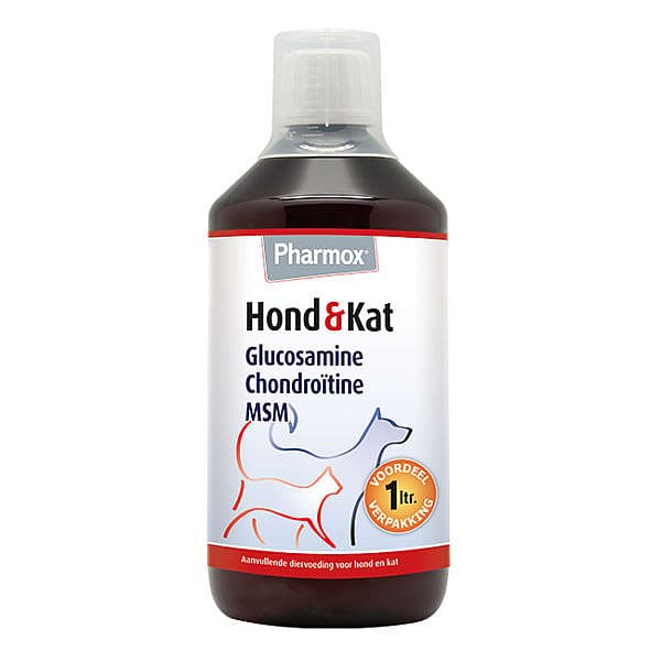Pharmox Glucosamine Hond Kat Gewricht 500 ml