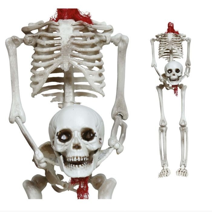 Halloween Skelet Zonder Hoofd 37cm