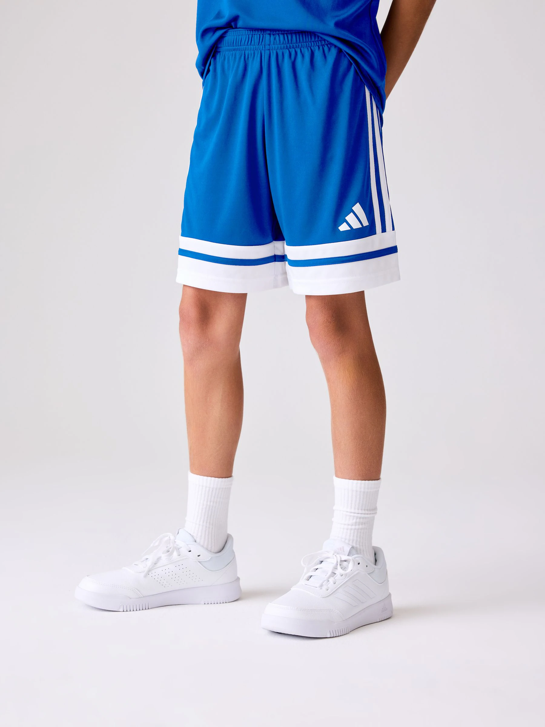 Blauw - adidas Squadra 25 kindershorts