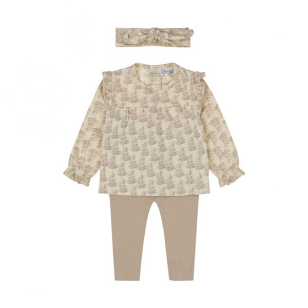 Dirkje 3-Delige Set - Maat 56 - Offwhite