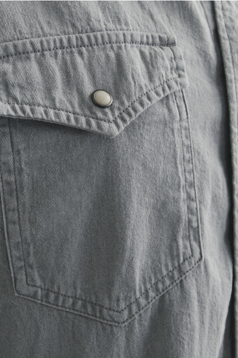 Jack & Jones grijze heren overhemd