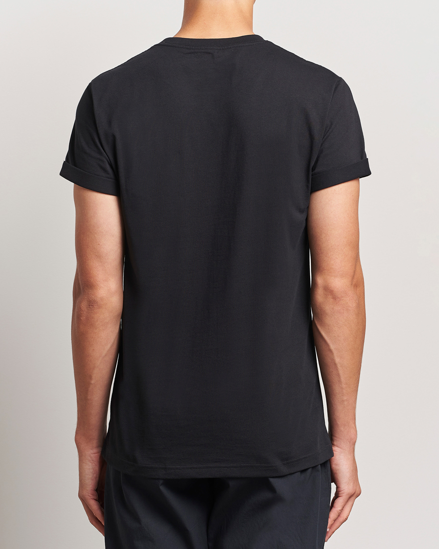Bread & Boxers Roll-Up Crew Neck T-Shirt Black