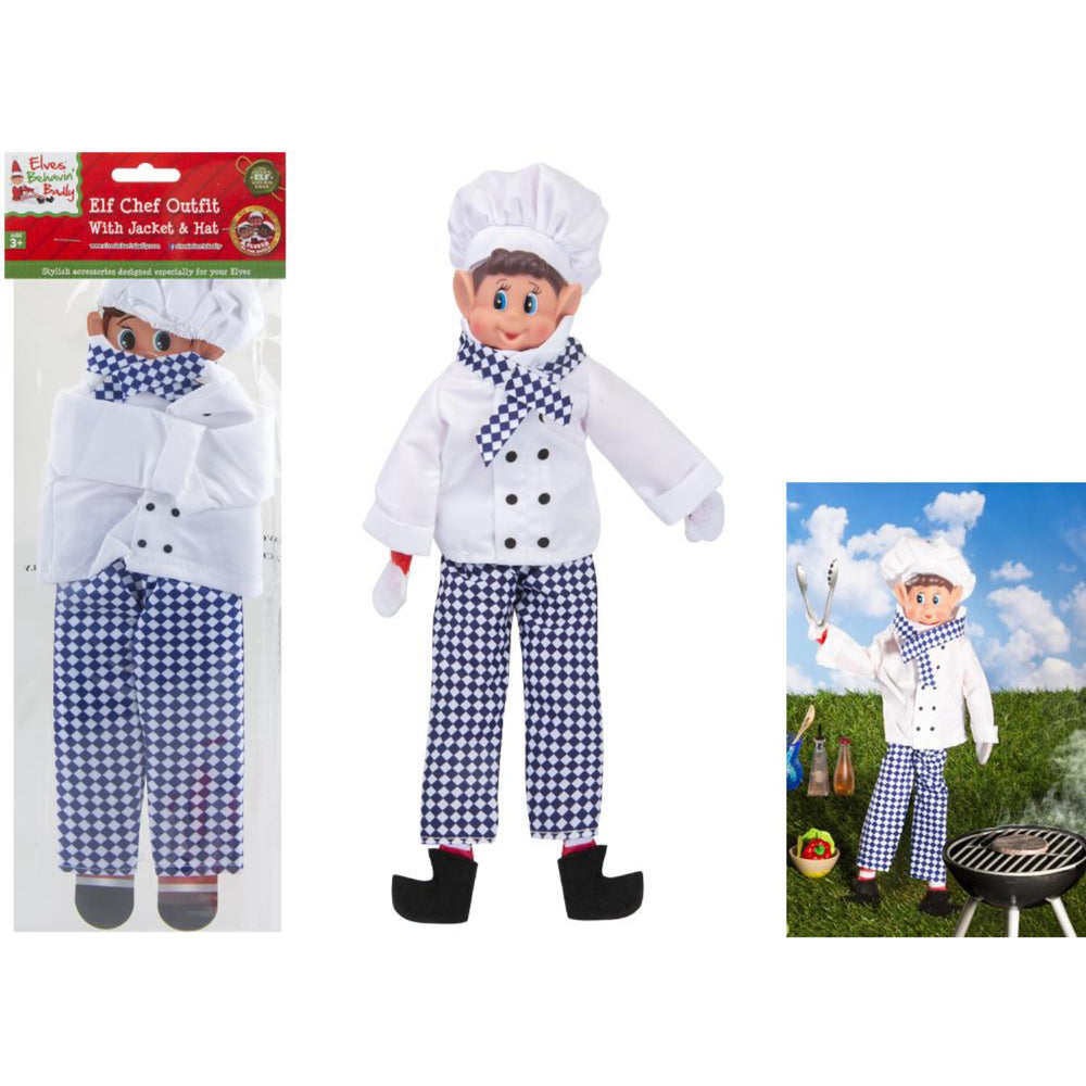 Køb Elves Behavin' Badley Elf Kokke Kostume m. Hue
