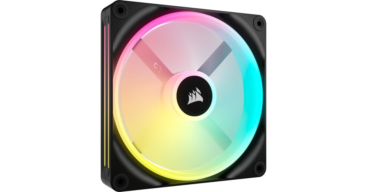 CorsairiCUE LINK QX140 RGB Uitbreidingskit case fan  (Zwart, 140 x 140 x 25 mm, PWM)