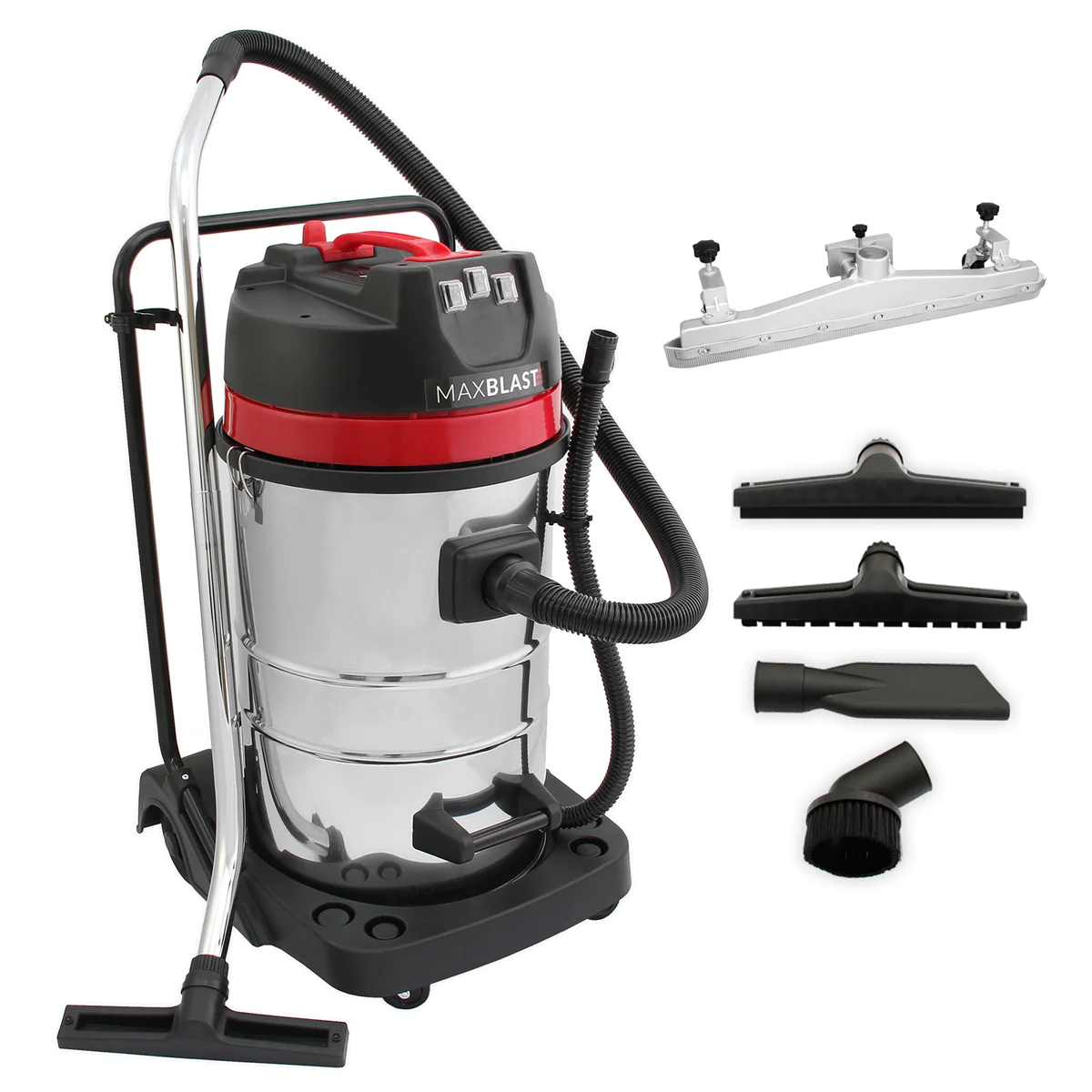 Aspirateur Industriel MAXBLAST de 80 Litres avec Embout d’Aspiration M