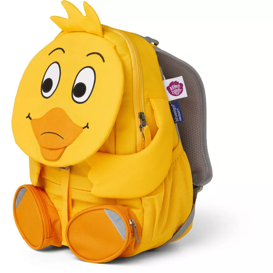 Affenzahn Große Freunde - Kinderrucksack: WDR Ente, gelb
