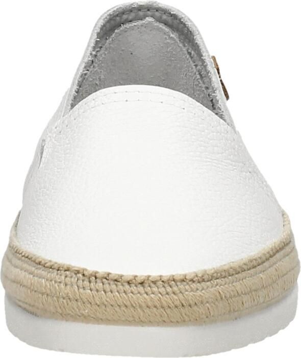 VERBENAS Espadrilles Dames Noa Maat: 42 Materiaal: Leer Kleur: Wit