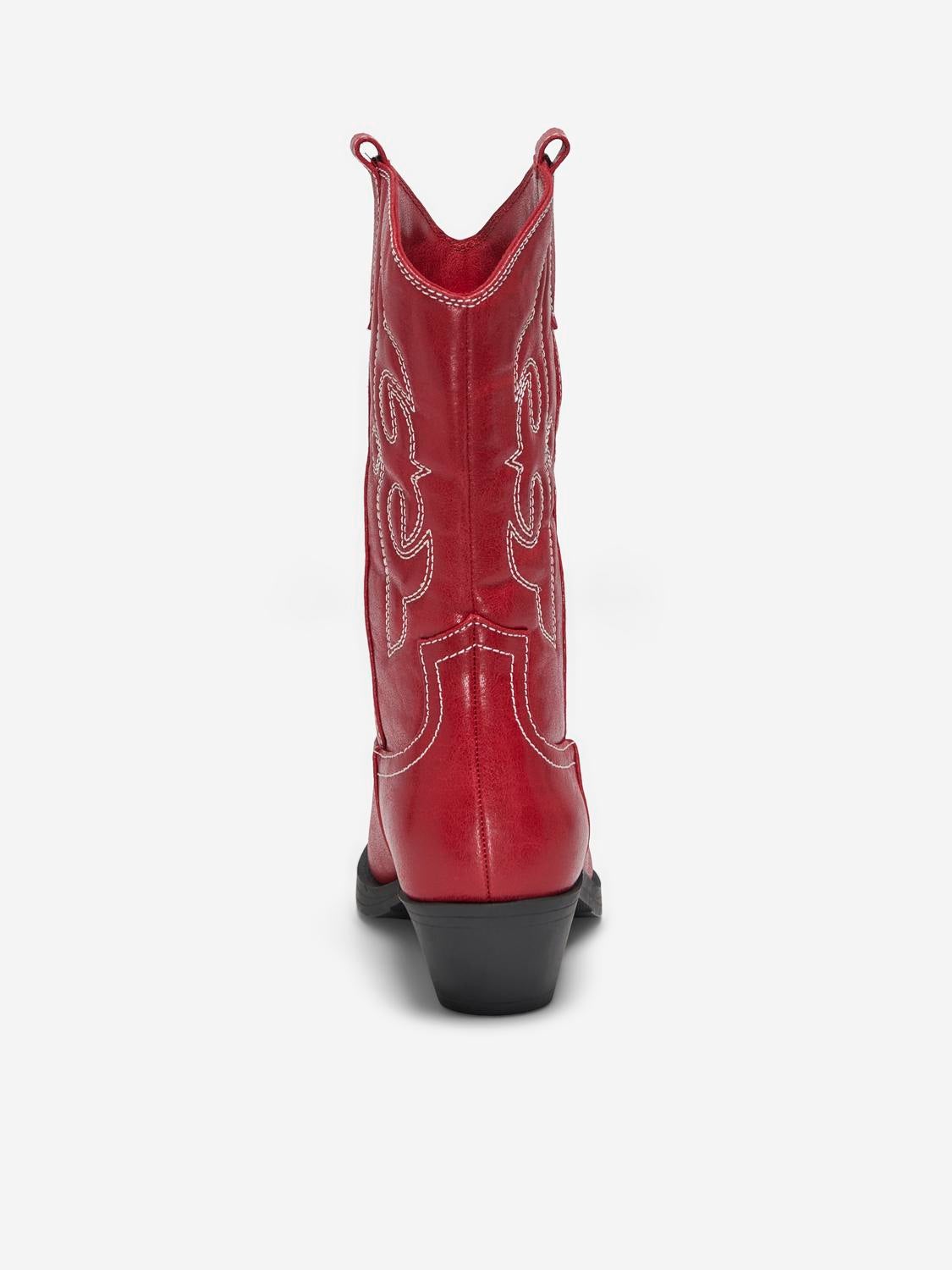 ONLBRONCO-3 Stiefel High Risk Red
