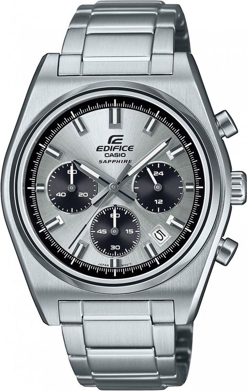 Edifice - EFB-730D-7AVUEF - Heren Horloge - Zilverkleurig - RVS - Quartz