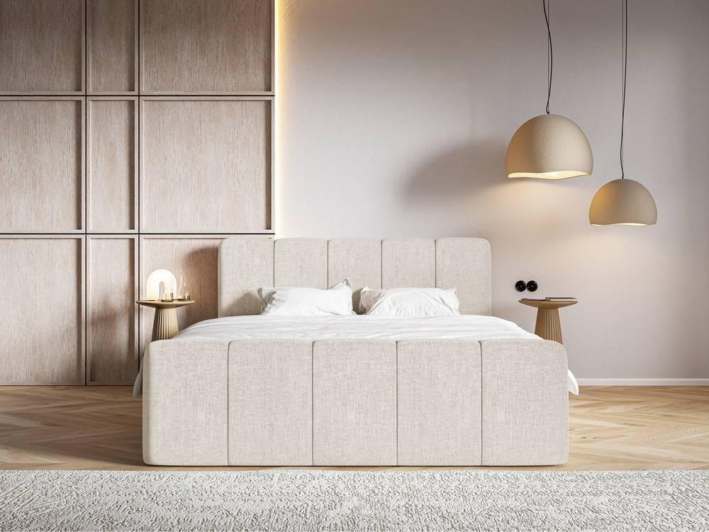 NADUVI Collection Boxspring Chloe 180x200 chenille met opbergruimte