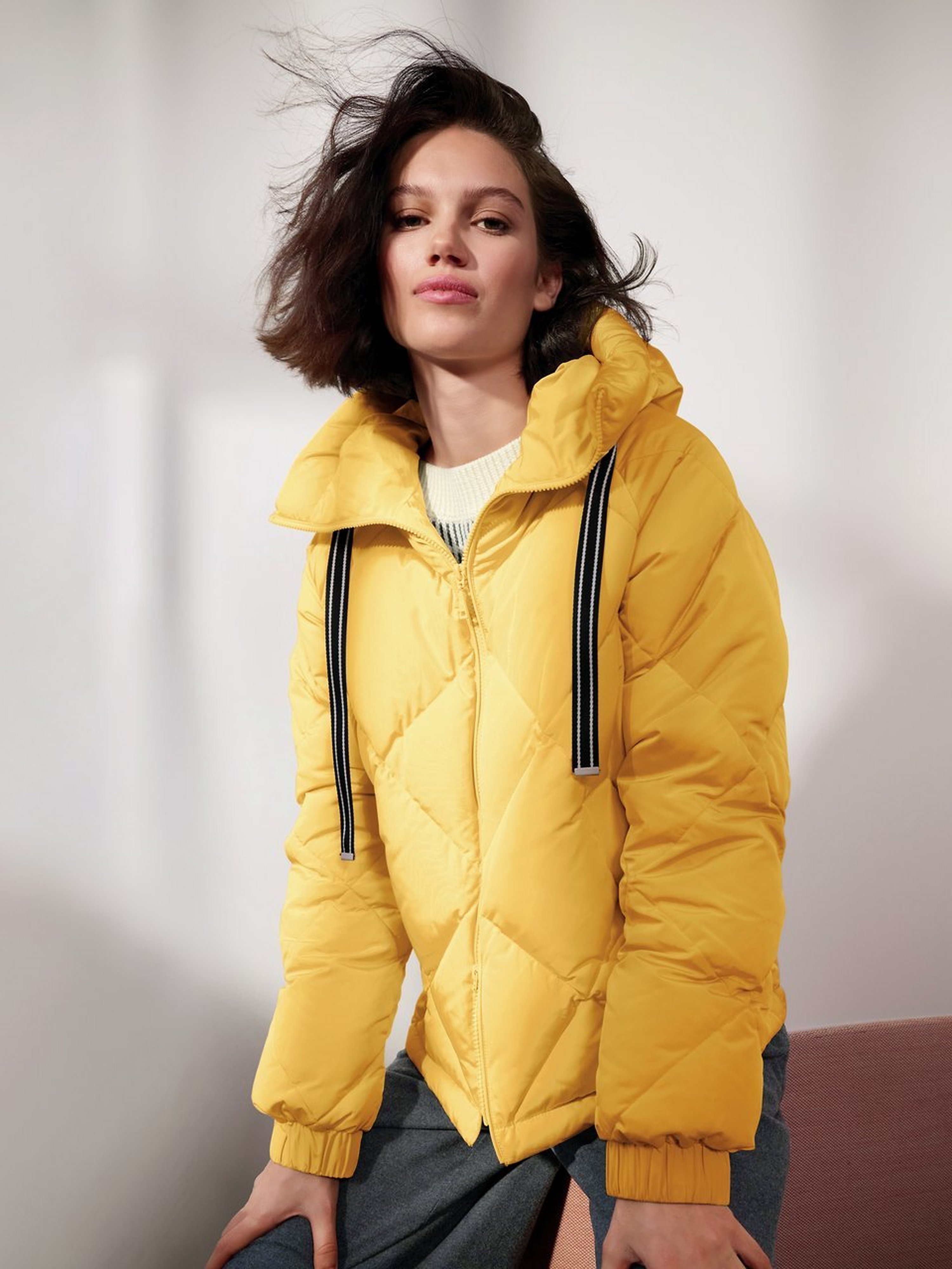 Steppjacke mit Stehkragen