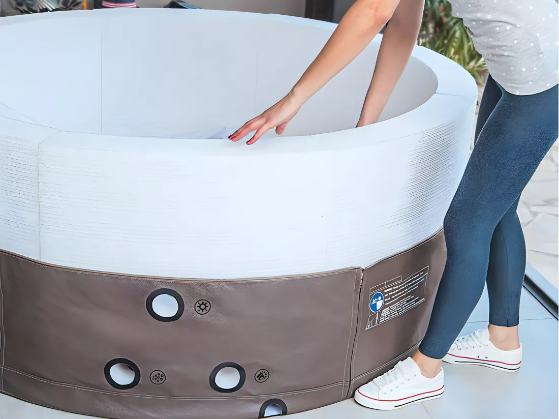 Spa portable semi-rigide Vita Premium rond Bulles 4-6 places - Netspa