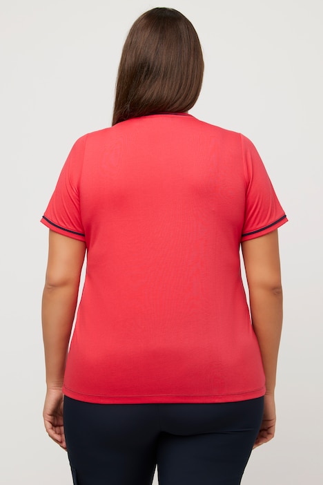 T-Shirt, Love, V-Ausschnitt, Halbarm, antibakteriell