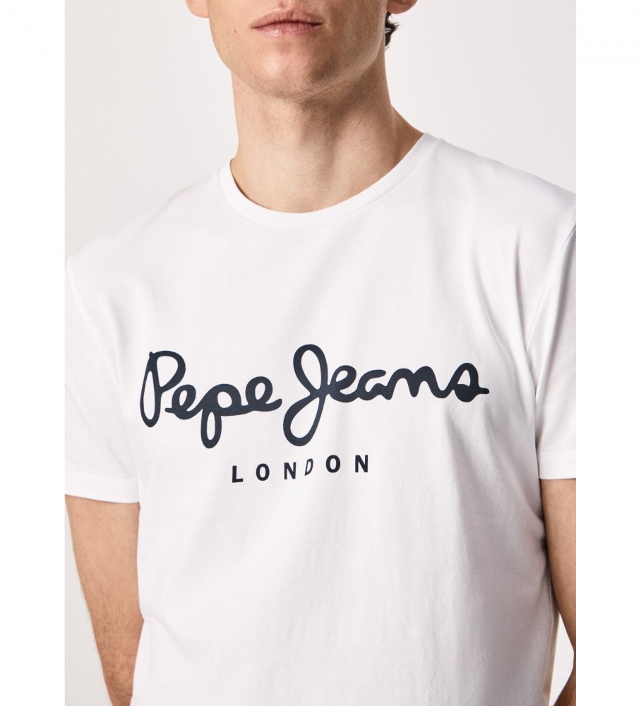 Camiseta Pepe Jeans Original Stretch Branca