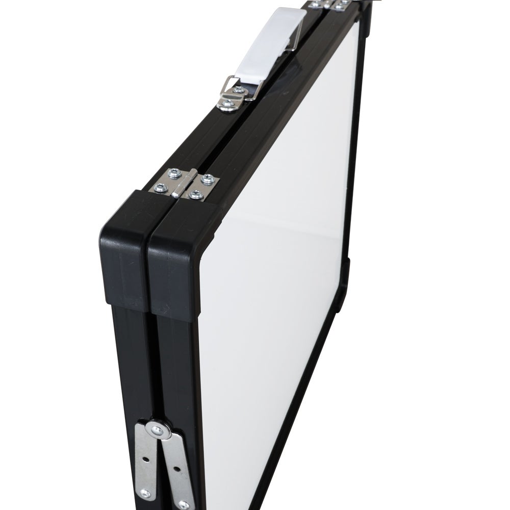Draagbaar whiteboard met zwarte rand 30x40 cm