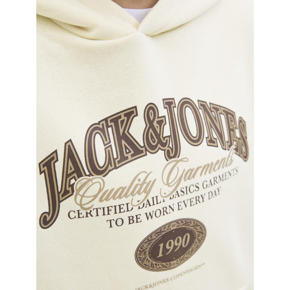 Køb Jack & Jones Junior Antique White Jjari Branding Sweat Hætte Jnr