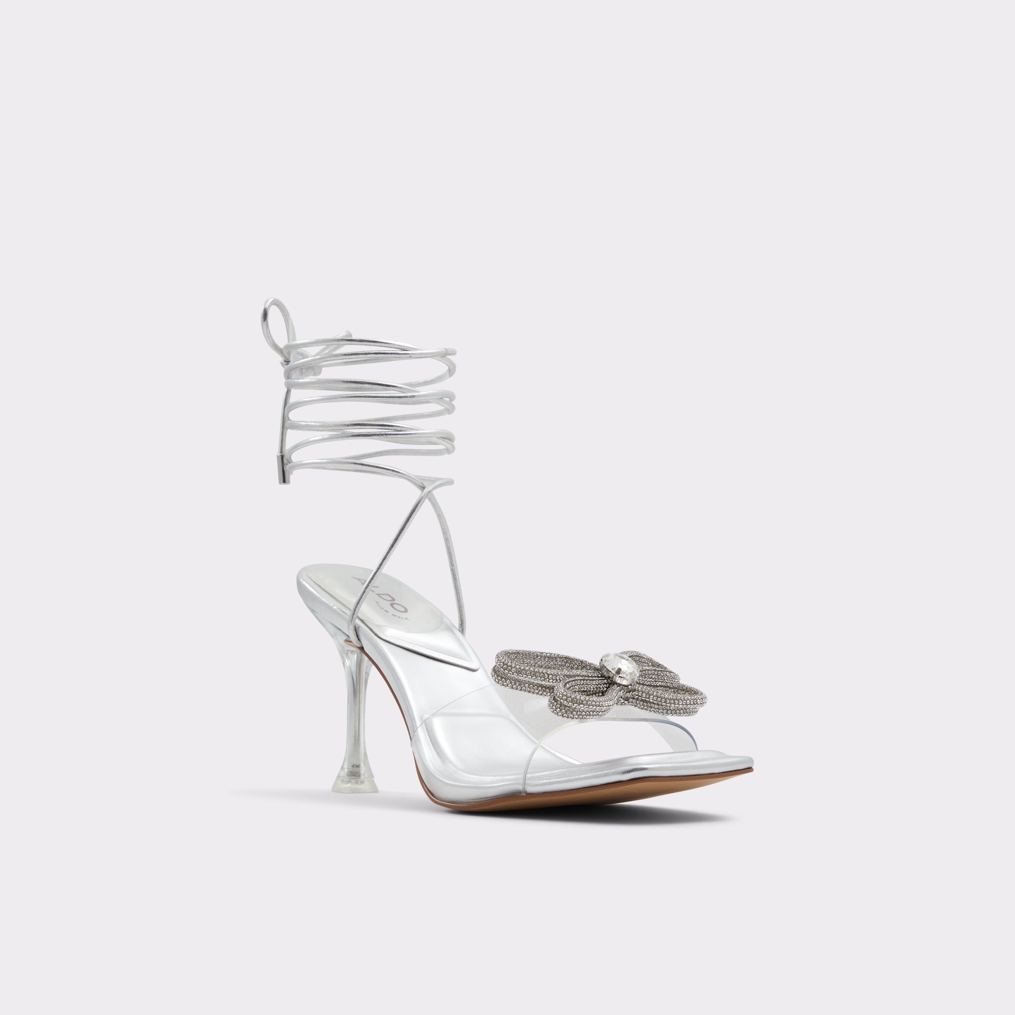 Nadeline Silver Women Strappy Sandals