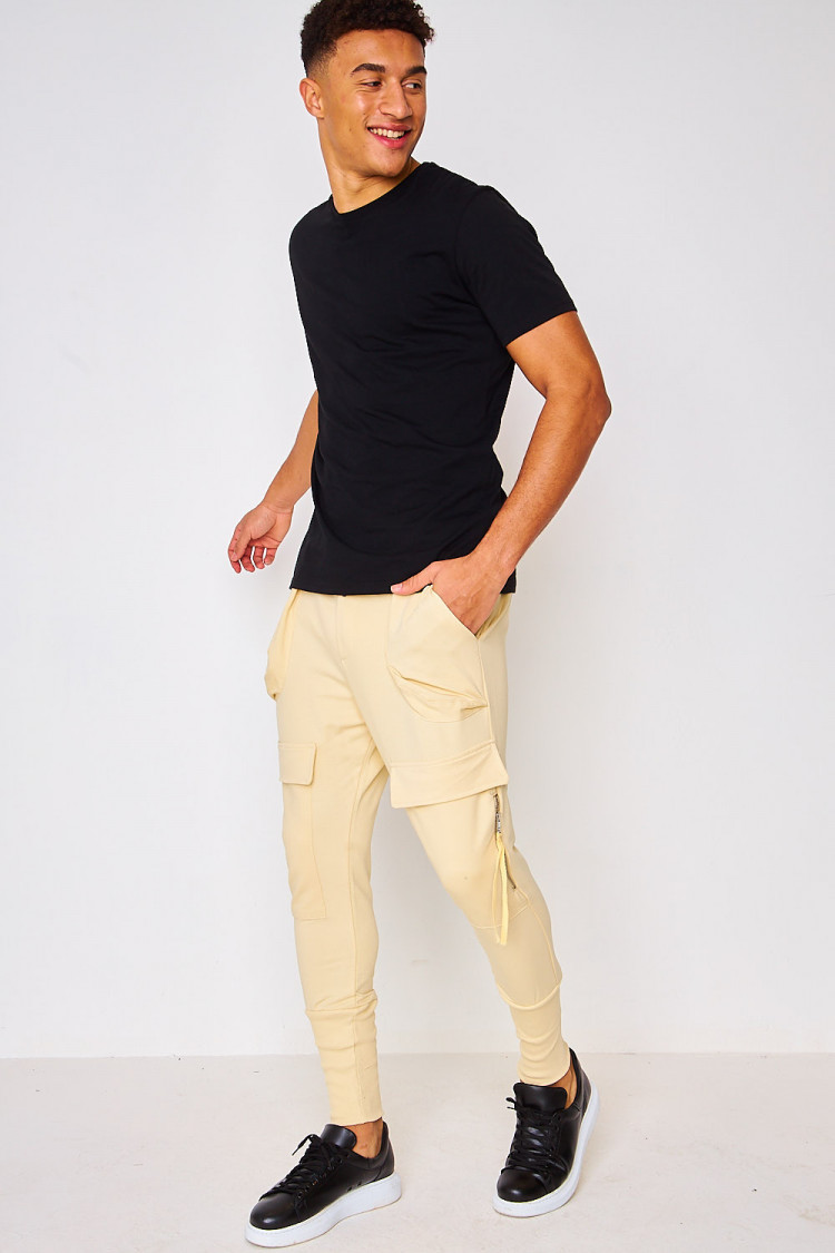 Joggerpant cargo beige