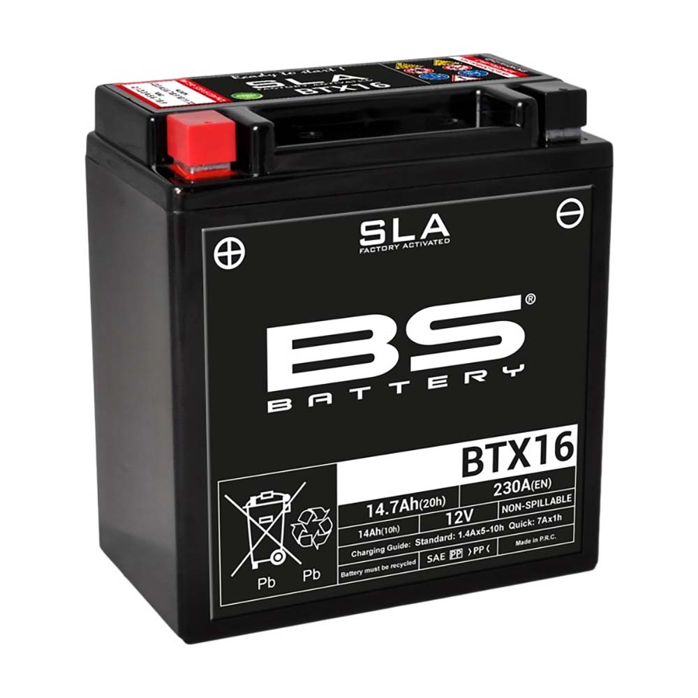 BS Battery - Batterie BTX16 SLA