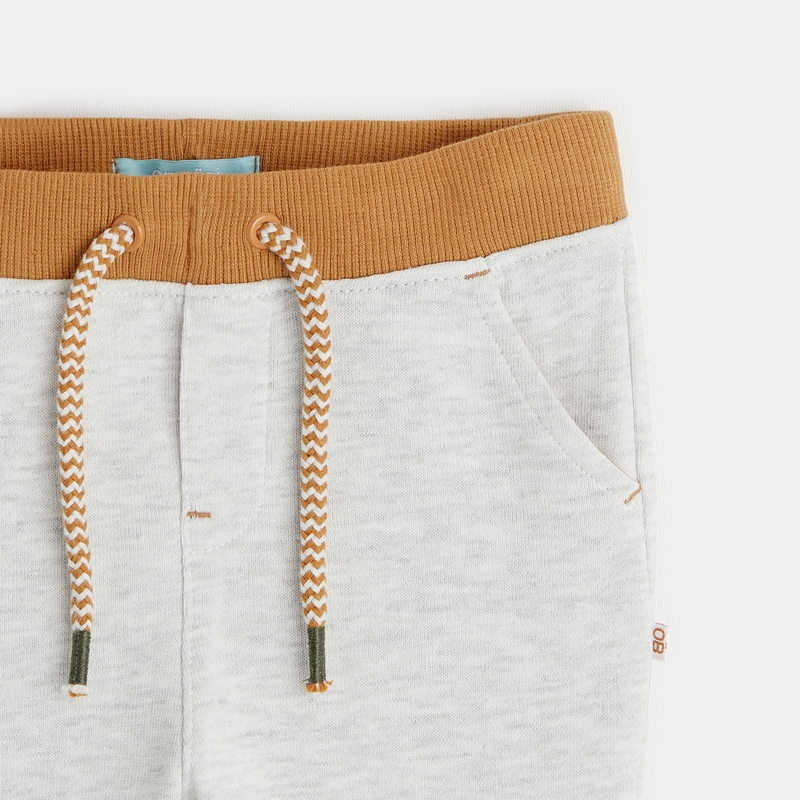 Pantalon jogging (lot de 2) gris bébé garçon