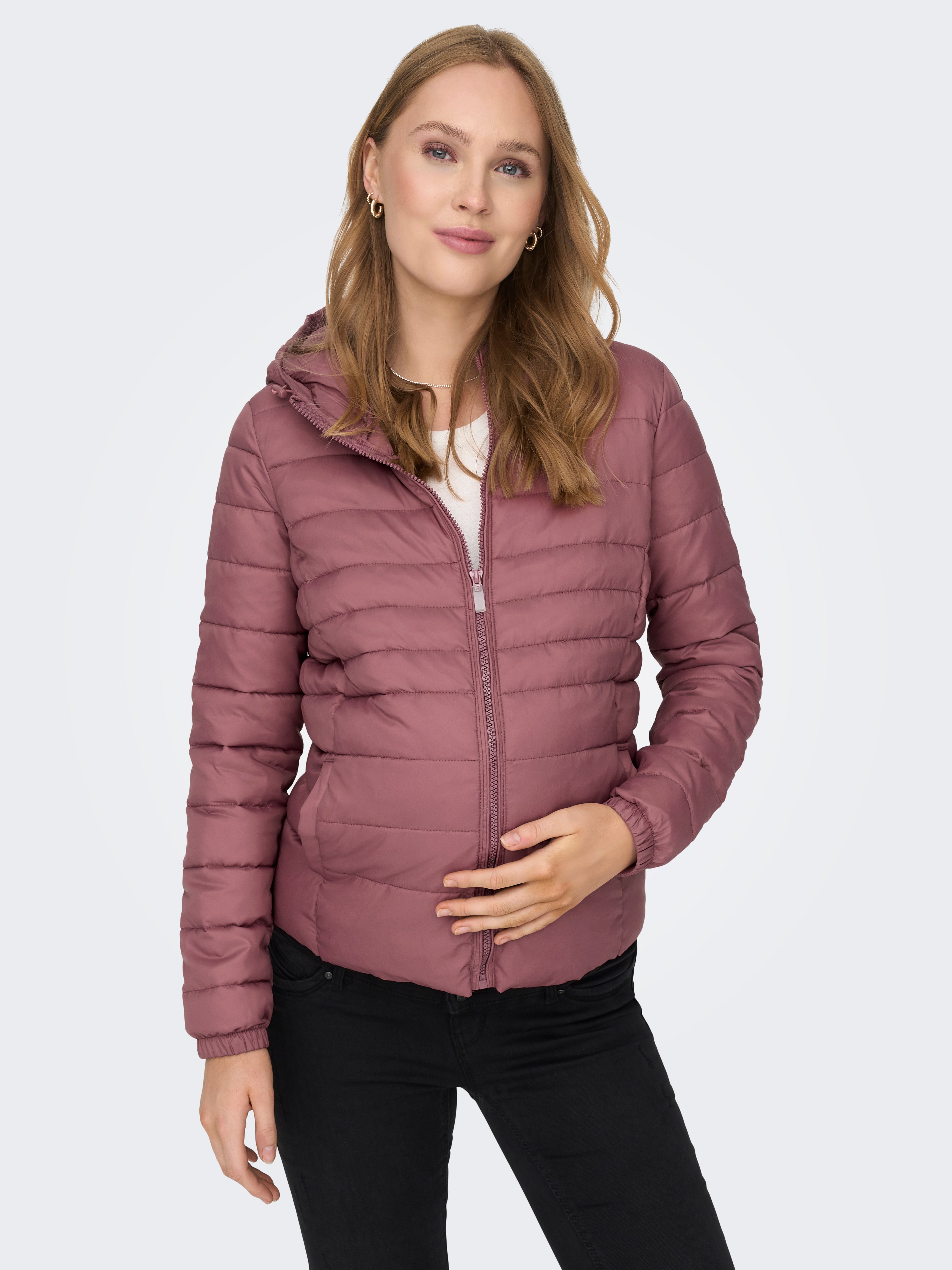 OLMTAHOE Steppjacke Rose Brown