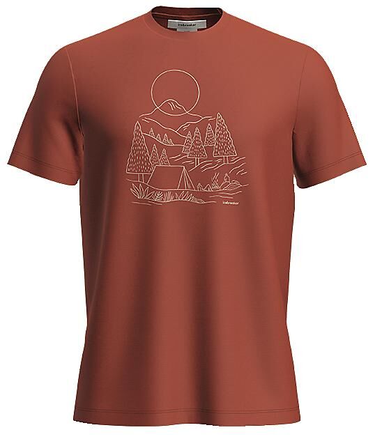 ICEBREAKER - T-SHIRT MC TS MC TECH LITE III SANSET CAMP M