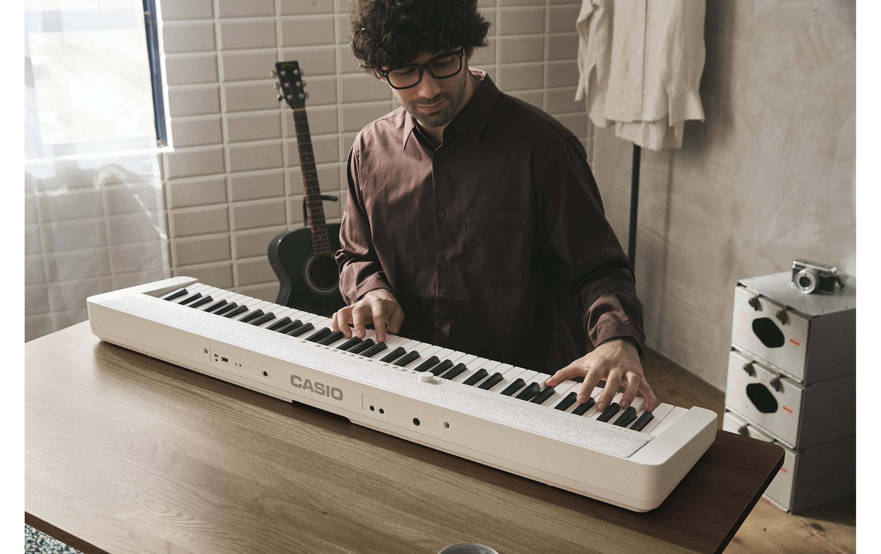 Keyboard CT-S1-76 Weiss<br>Portables Keyboard mit 76 Tasten