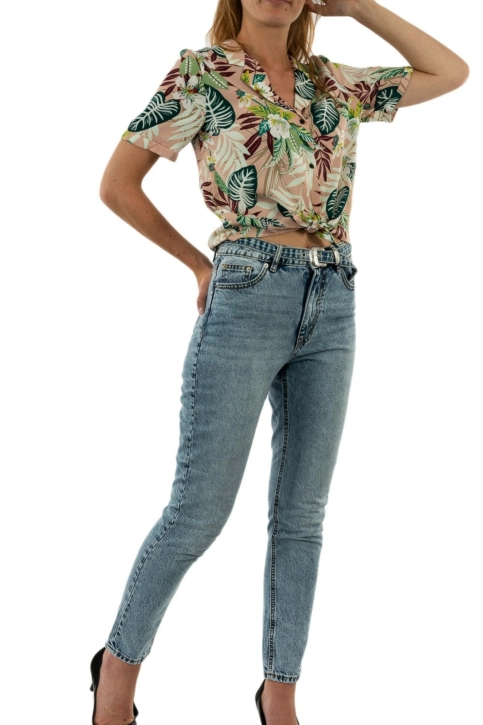 chemisier manches courtes only lizbeth rose
