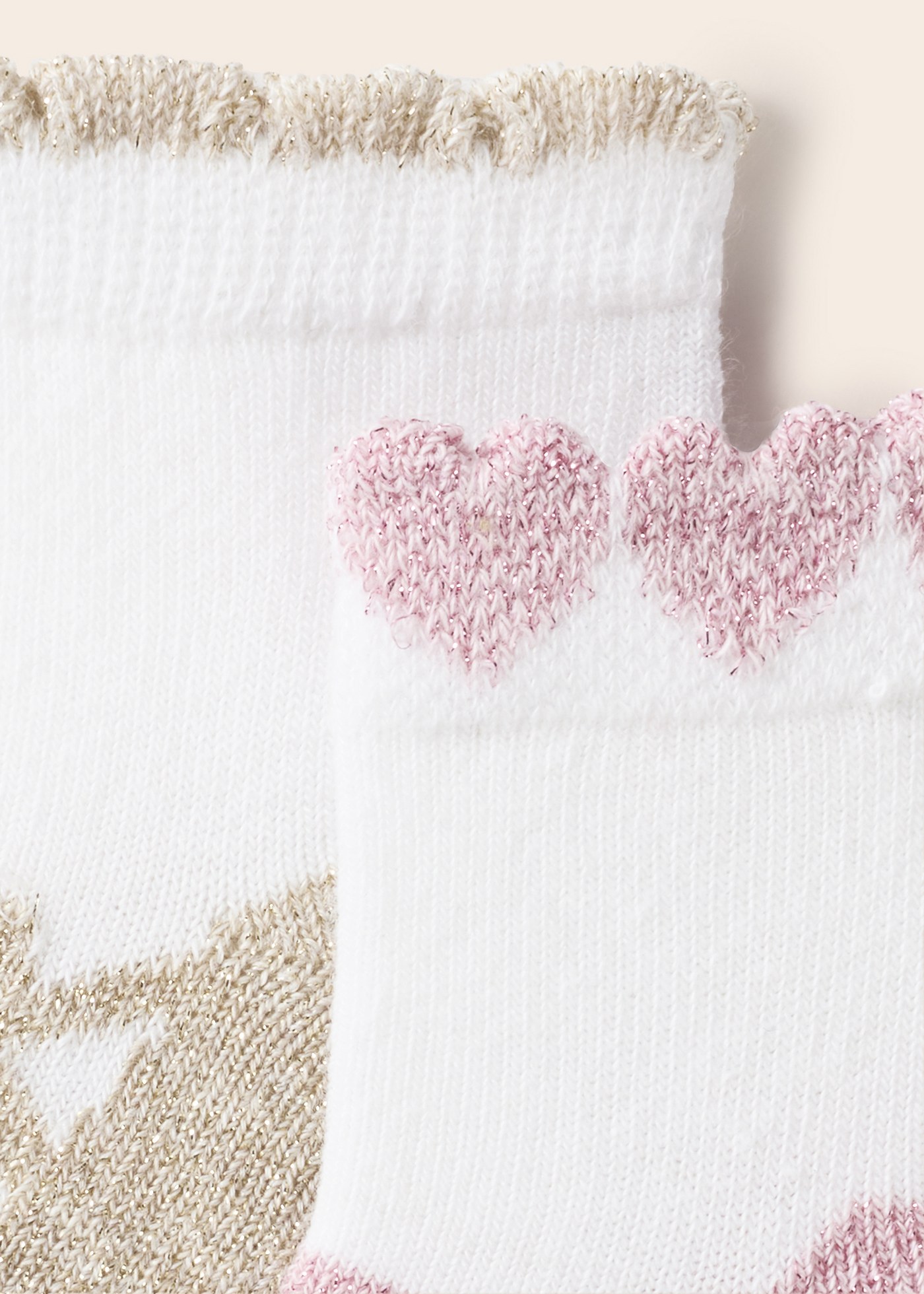Pacote com 2 pares de meias para recém-nascido