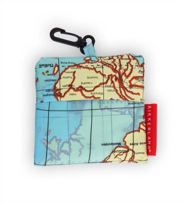 World map laundry bag