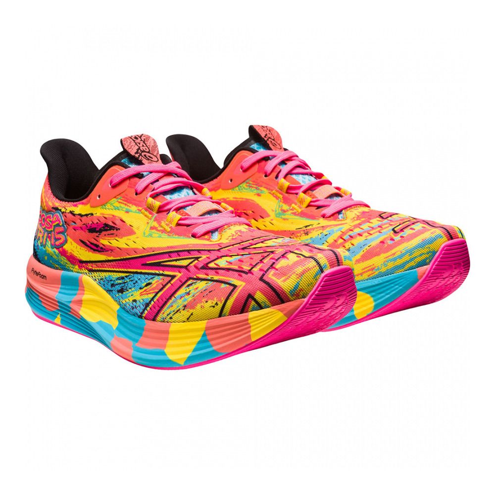 Asics NOOSA TRI 15 - Chaussures running Homme aquarium/vibrant yellow