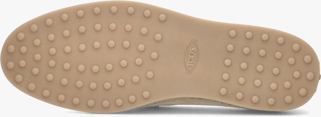 beige tod's instappers pantofola gomma rafia tv
