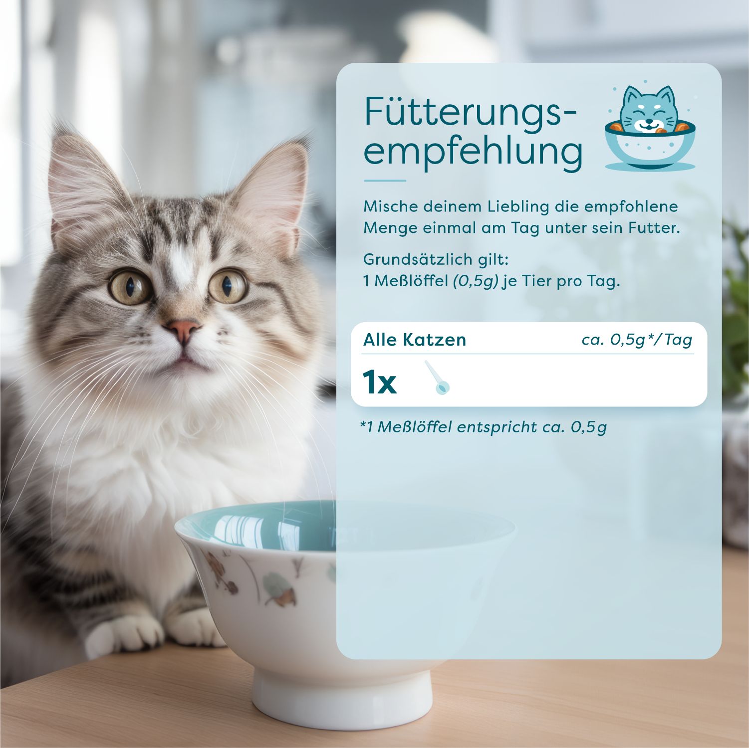 Dr. SAM BellyLove Cat - Hochdosiertes Darmpulver. Bringt Magen und Darm in Balance.