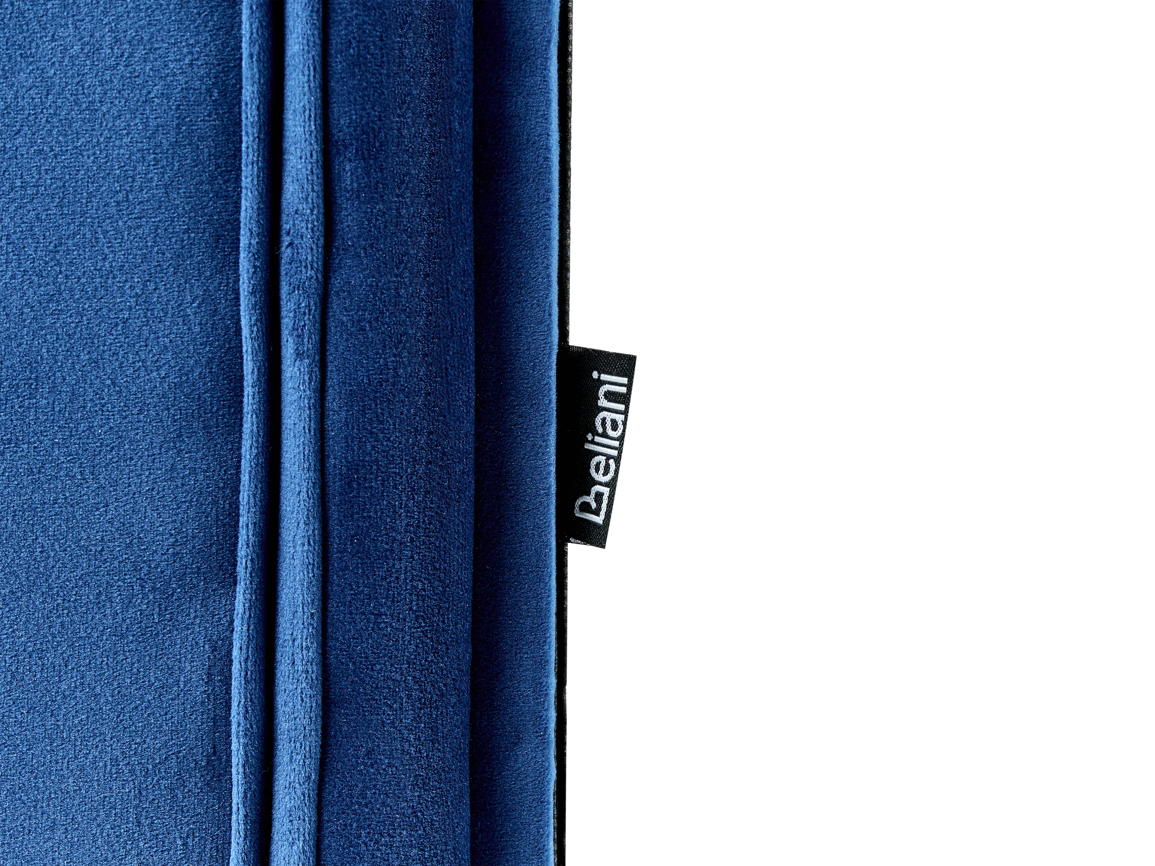 Onderschuifbed Fluweel MONTARGIS 90 x 200 cm Marineblauw