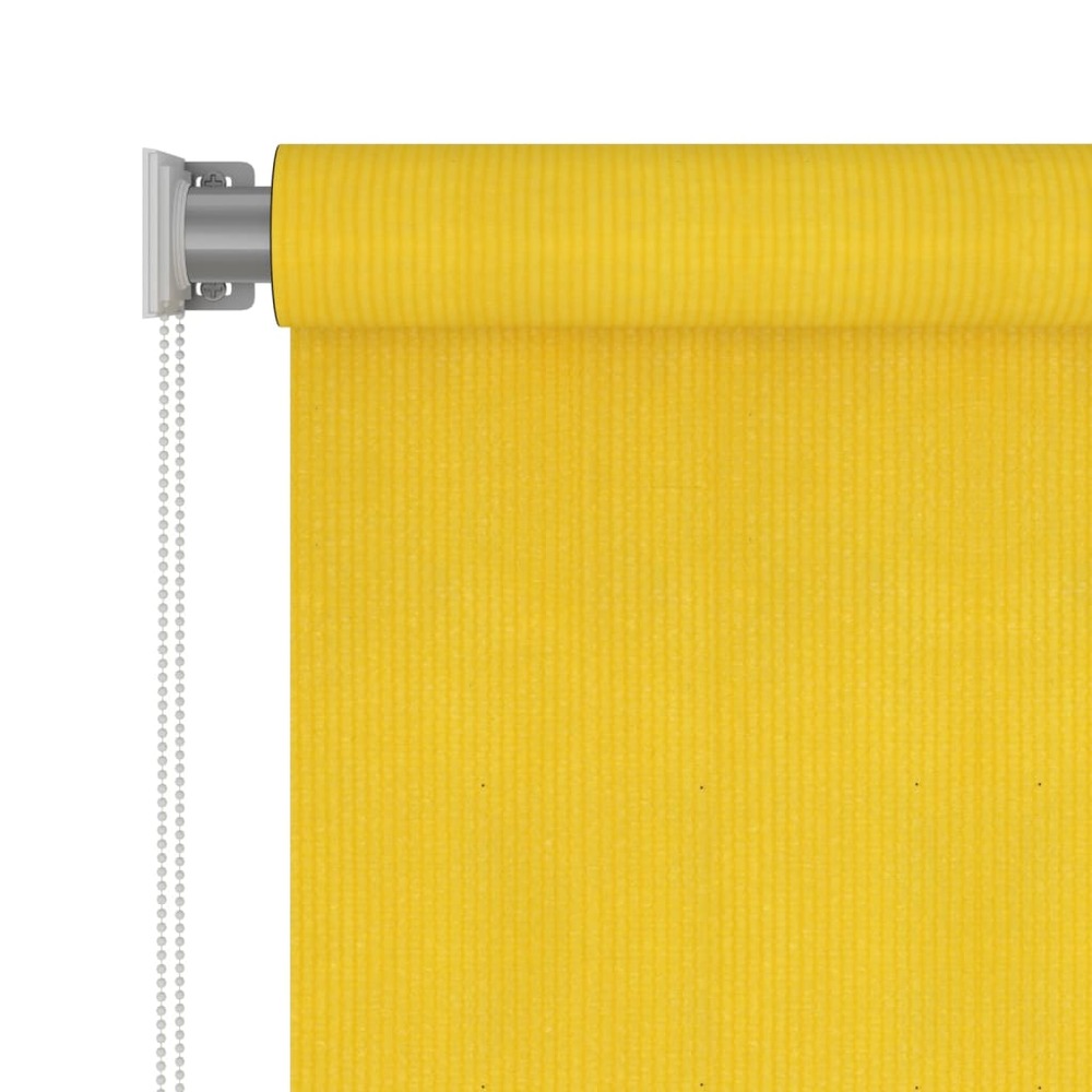 Store roulant d'extérieur 60x140 cm jaune pehd