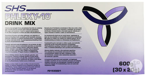 Nutricia Phlexy-10 Drink Mix Cassis-Pomme Sachets 30x20g