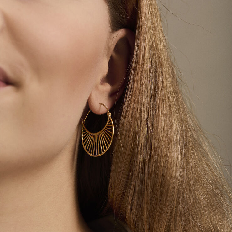 Pernille Corydon Jewellery Large daylight earrings 30 mm 221