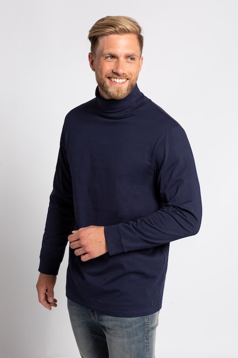 JP 1880 Rollkragen-Shirt, Basic, Jersey, lange Ärmel