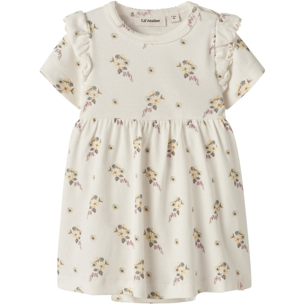 Køb Lil'Atelier Coconut Milk Flower Nbfgayo Sin Ss Body Kjole Lil
