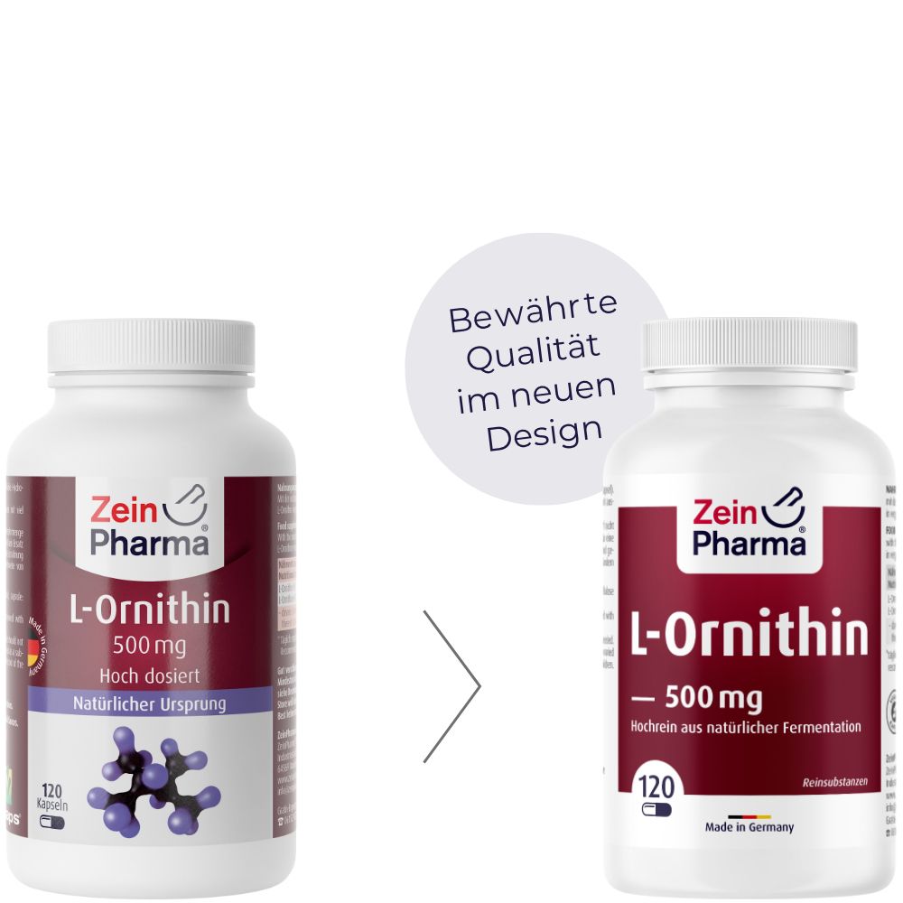ZeinPharma® L Ornithin Kapseln 500 mg