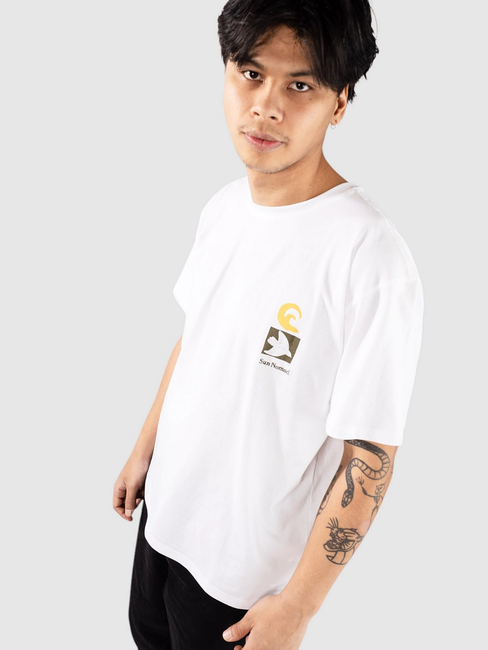 Fat Moose Florian T-Shirt white